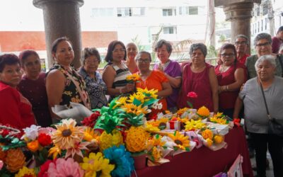 Hermosos trabajos elaborados gracias a los cursos impartidos en los Jornada Multidisciplinaria de la Sindicatura Única
