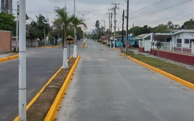 Balizan el bulevar Barra Norte para hacer mucho más segura esta vialidad