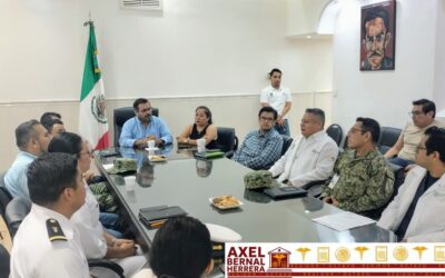 Axel Bernal Herrera se suma a estrategias para la prevención de accidentes viales en Tuxpan