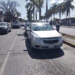 Choque por alcance en avenida Independencia; solo daños materiales