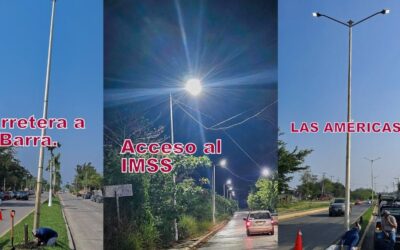 Cuadrillas del ayuntamiento dan mantenimiento y reactivan luminarias del alumbrado público