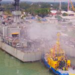 Incendio en la Fragata ARM Allende Moviliza al Sistema de Emergencias
