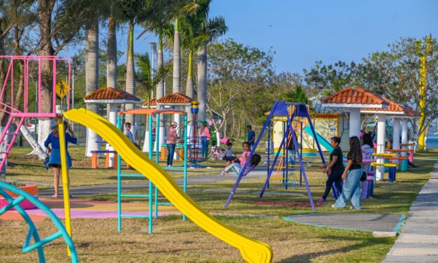 Gobierno de Tuxpan y el DIF Municipal reinauguran el Parque Ribereño
