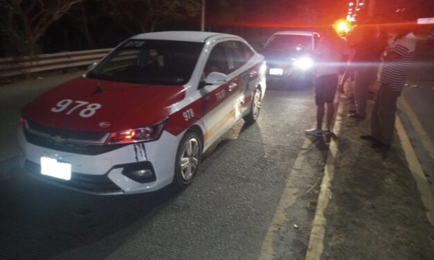 Choque nocturno en la Avenida de las Américas deja daños materiales; conductor de Audi invadió carril preferente
