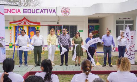 Inicia construcción de techado en el CAIC DIF Tuxpan