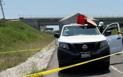 Muere conductor en autopista Tuxpan-Tampico tras sufrir aparente malestar físico