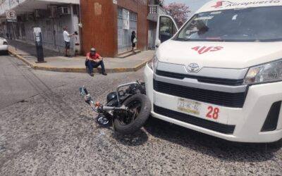 Accidente por el Edificio Los Gil deja un lesionado