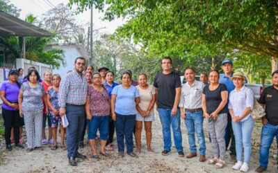 Se conformaron los comités de obras de urbanización y un parque público, en las colonias Colosio, Miguel Hidalgo y Tulipanes