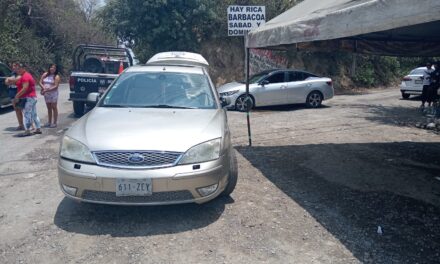 Colisión por maniobra de reversa en la colonia Las Granjas