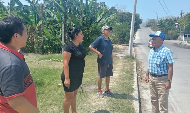 Juan Ramón Ganem exige solución inmediata al problema del cárcamo en la colonia Rafael Hernández Ochoa