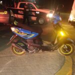 Motociclista derrapa en la Tuxpan-Tampico; se presume conducía en estado de ebriedad
