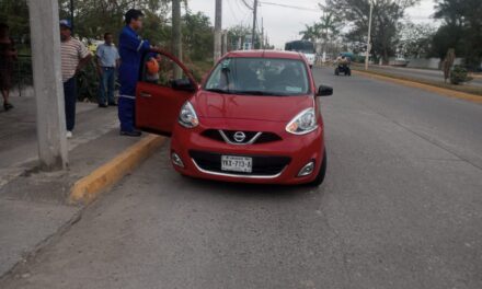 Motociclista resulta lesionado tras accidente en La Calzada