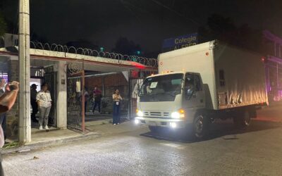 Llega material electoral a Tuxpan bajo resguardo del OPLE