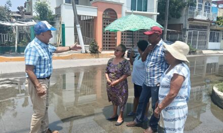 Juan Ramón Ganem exige solución inmediata a fugas de agua y promete atención real a los servicios básicos