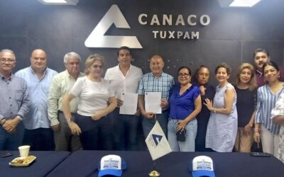 Fructífera reunión de Juan Ramón Ganem con CANACO