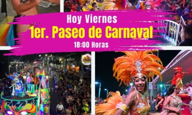 Hoy viernes 2 de mayo será el Primer Paseo del Carnaval Tuxpan 2025
