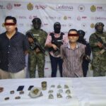 Detienen a dos personas y aseguran droga en operativo conjunto en la Benito Juárez