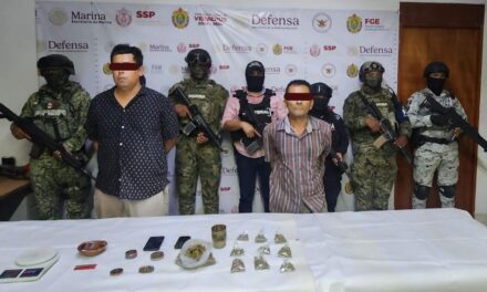 Detienen a dos personas y aseguran droga en operativo conjunto en la Benito Juárez