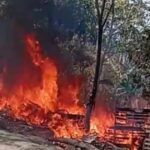 Arde vivienda de lámina y cartón en Villa Rosita 2; las pérdidas fueron totales
