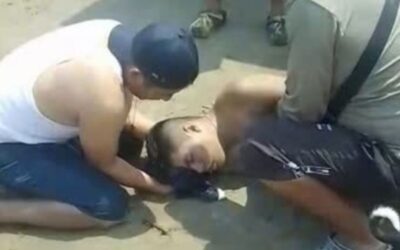 Guardían de la Playa rescata a joven a punto de morir ahogado en Playa Azul