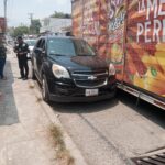 Quiso llenar de SOL una camioneta en El Esfuerzo; no hubo lesionados