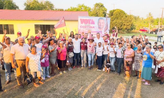 “¡Presidente, presidente!”: Daniel Cortina fortalece su liderazgo en Tuxpan con propuestas firmes y compromiso por el deporte