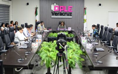 Consejo General del OPLE Veracruz resuelve sustituciones por renuncia de candidaturas presentadas por partidos políticos