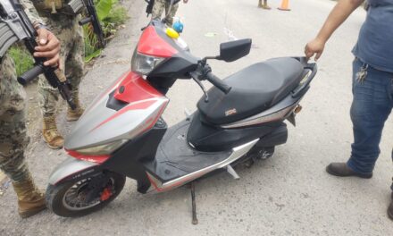 Motociclista resulta lesionado tras accidente en la carretera Tuxpan-Tampico