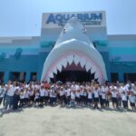 Niñas y niños del Jardín José María Pino Suárez visitan el Aquarium de Veracruz con apoyo del Ayuntamiento