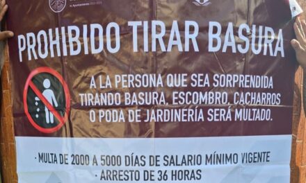 Limpia Pública erradicó tiradero de basura junto al edificio Los Gil.