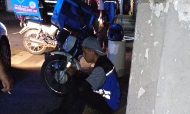 Motociclista resulta lesionado tras accidente con conductor que se dio a la fuga en Tuxpan