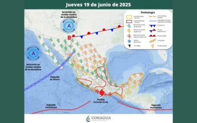 Tuxpan en “Alerta Gris” -en Fase de Organización- por el Temporal Lluvioso que se extenderá varios días