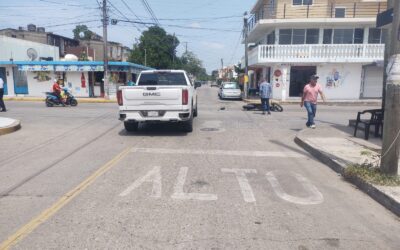 Choque en la Del Valle deja un lesionado