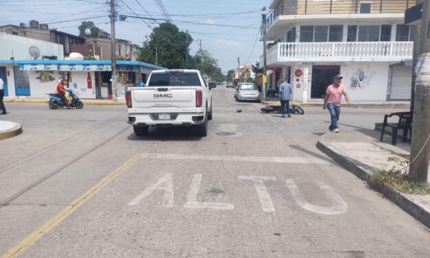 Choque en la Del Valle deja un lesionado