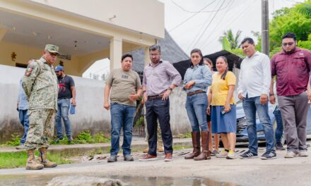 Arranca en Tuxpan un ambicioso programa de limpieza de drenes pluviales: compromiso firme de Daniel Cortina con las colonias marginadas