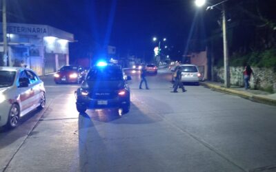 Choque en El Esfuerzo deja sólo daños materiales