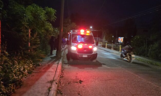 Tropieza y se lesiona hombre en inmediaciones del Puente Lirio, en colonia Rosa María