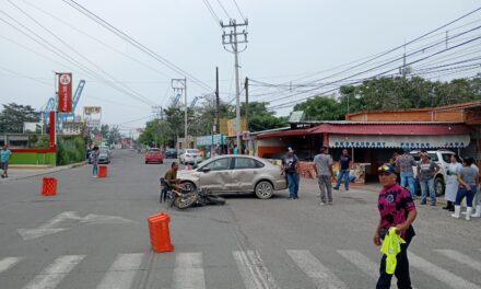 Motociclista lesionado tras accidente en La Mata
