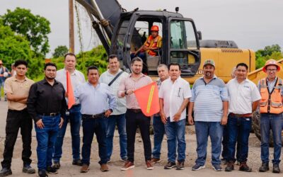 Inicia la rehabilitación de la carretera Tierra Blanca–Frijolillo en Tuxpan