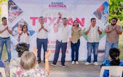 Construiremos el proyecto municipal más serio y viable en la historia de Tuxpan: Daniel Cortina