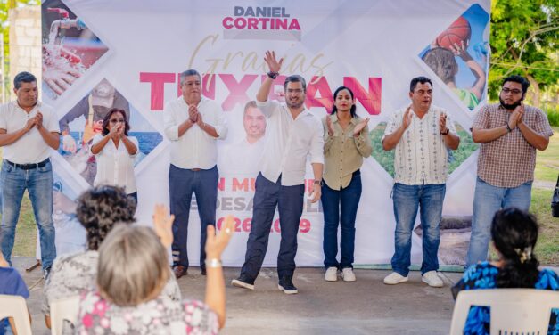 Construiremos el proyecto municipal más serio y viable en la historia de Tuxpan: Daniel Cortina