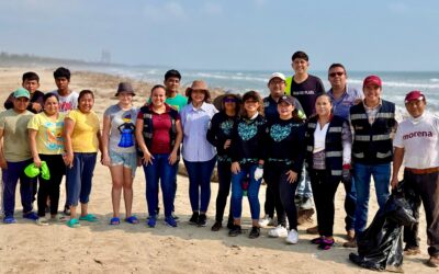 Playa limpia, futuro brillante: exitosa jornada de limpieza encabezada por la regidora Anahí Aguilar López