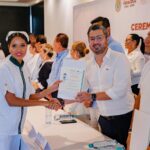 Daniel Cortina celebra el cierre de ciclo de 217 egresados del CONALEP Tuxpan: “Están listos para hacer cosas grandes”