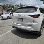 Accidente por alcance en la colonia El Esfuerzo deja dos personas lesionadas, entre ellas una menor de edad