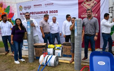 Productores de Tuxpan fueron beneficiados con la “Feria Pecuaria 2025”