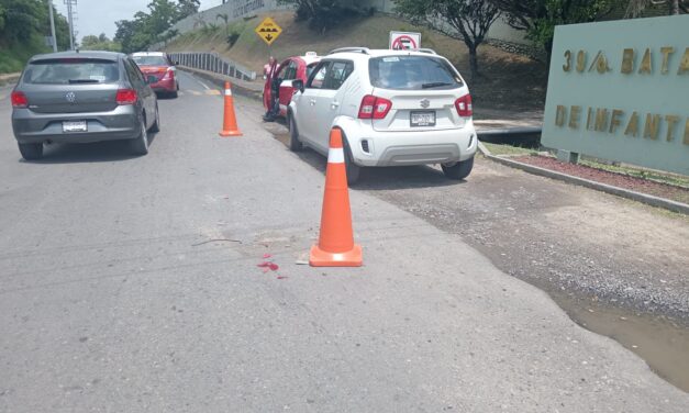 Típico accidente en el tope moviliza a tránsito y aseguradoras en la Tuxpan-Tampico