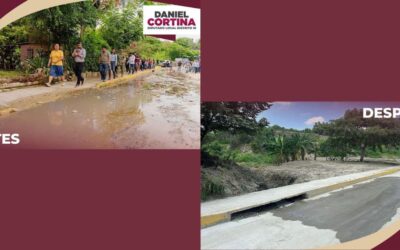 Cumple Daniel Cortina: concluyen trabajos de limpieza en colonia Insurgentes de Alto Lucero