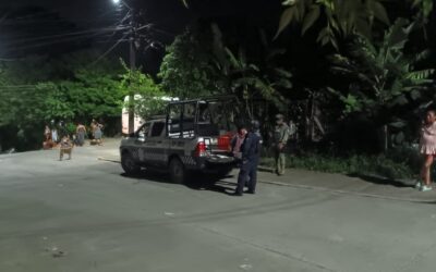 Despliegue de seguridad en la Hernández Ochoa por presunto sujeto armado; resultó alterador del orden