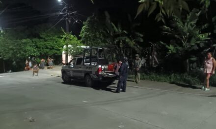 Despliegue de seguridad en la Hernández Ochoa por presunto sujeto armado; resultó alterador del orden