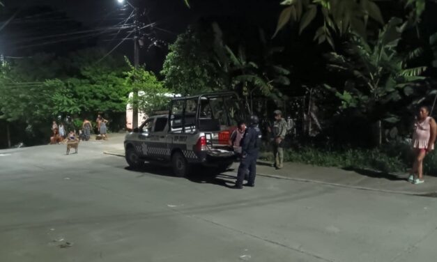 Despliegue de seguridad en la Hernández Ochoa por presunto sujeto armado; resultó alterador del orden